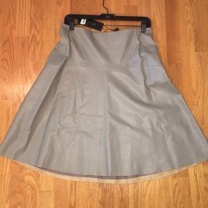 BCBGMaxAzria NWT Faugh Leather Mediuk Skirt